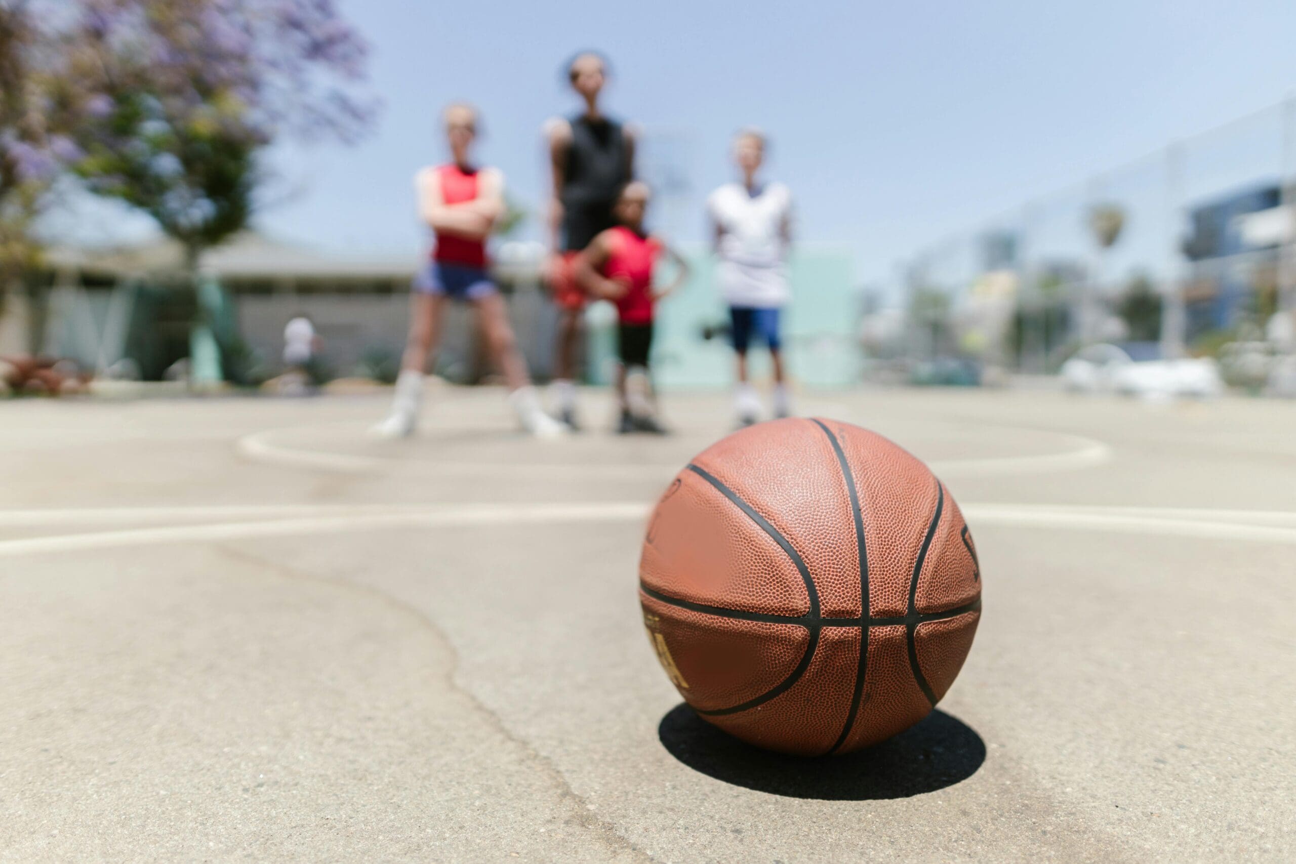 create community at your kid's activities like basketball practice